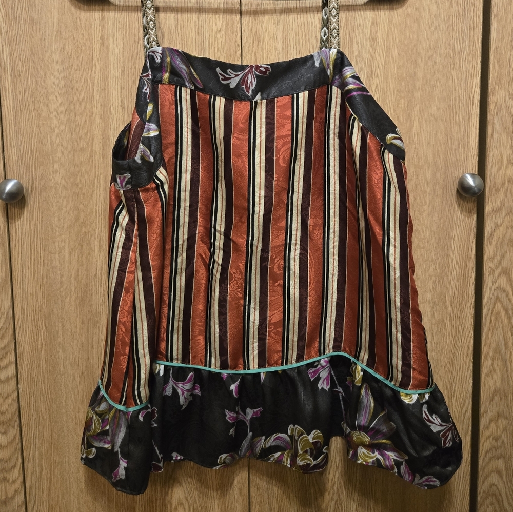 Flowy silk summery vintage top
